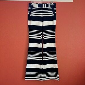 INC black and white striped pants
